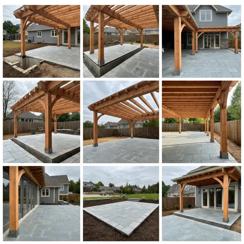 Patio construction process